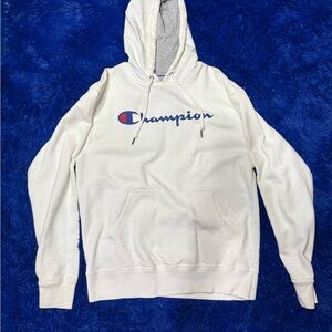 Champion White Hoodie